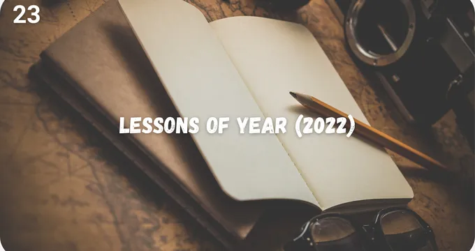 Lessons of Year (2022)